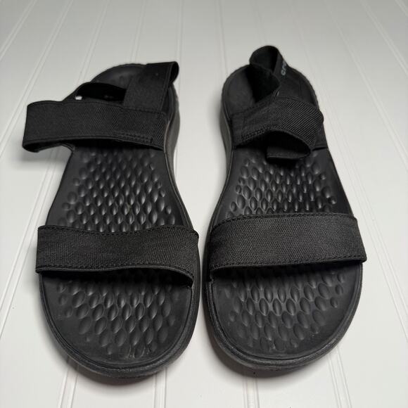 Crocs LiteRide Women’s Sandals Black Size 10 Comfort Slip-On - Picture 2 of 5